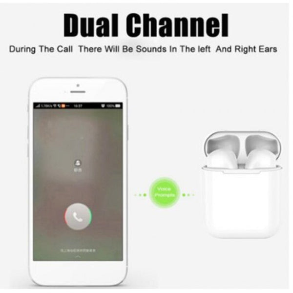 Original Macaron 12 Bluetooth Headset 5.0 Wireless Touch Pop Up Sports Earbuds