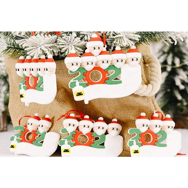 Christmas Ornaments 2020 Xmas Family Santa Tree Hanging Diy
