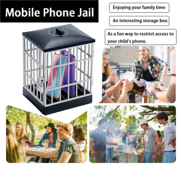 Built-In Timer Mobile Phone Jail Cell Lock-Up Locking Box