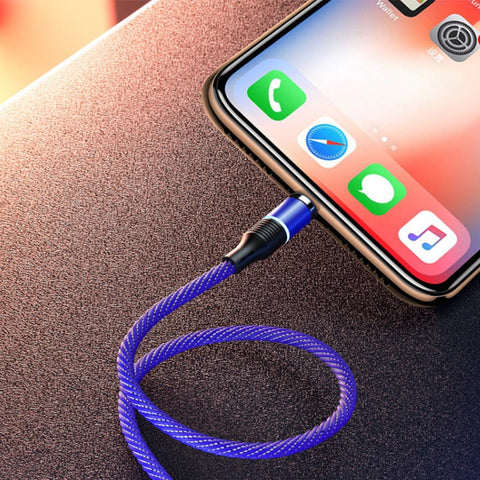 3-In-1 Fast Charging Magnetic Cable Charger For Micro Usb Type