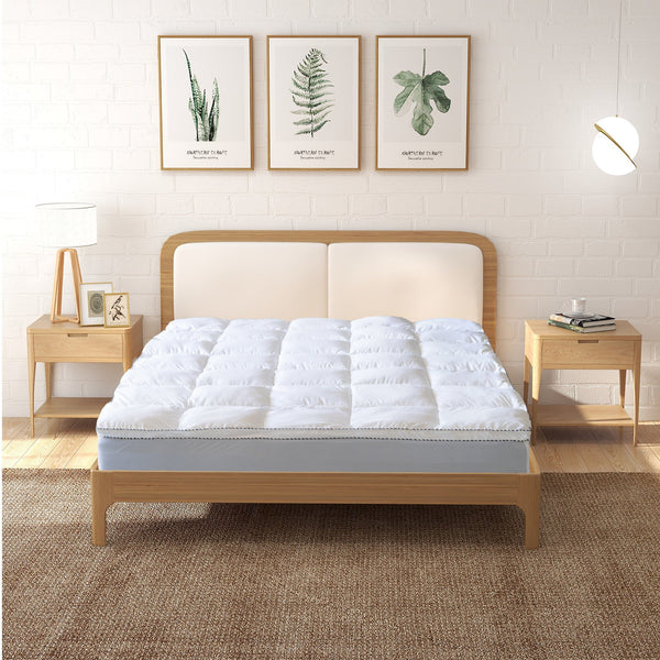 Royal Comfort Bamboo Topper 5Cm Gusset King 1000Gsm Mattress Toppers & Protectors