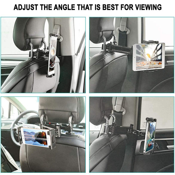 Car Headrest Mobile Phone Device Holder Universal Adjustable Angle