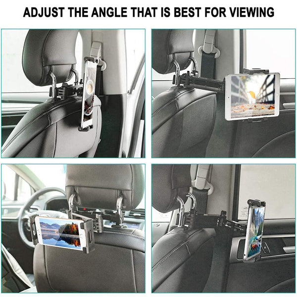 Car Headrest Mobile Phone Device Holder Universal Angle Mounts & Holders