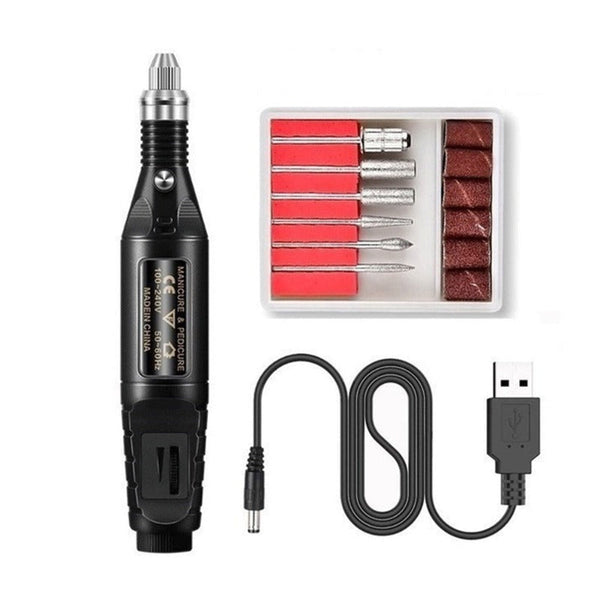 Professional Usb Powered Electric Gel Nail Manicure Pedicure Drill Set Manicure & Pedicure Tools & Kits