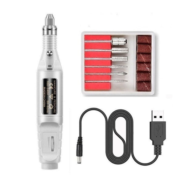 Professional Usb Powered Electric Gel Nail Manicure Pedicure Drill Set Manicure & Pedicure Tools & Kits