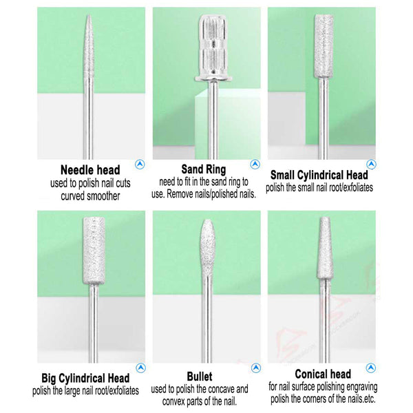 Usb Electric Nail File Acrylic Manicure Drilling Kit Electric Files & Tools