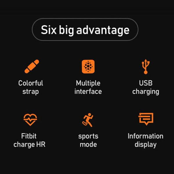 Usb Rechargeable Smart Activity Tracker Watch Heart Rate Monitor Activity Trackers