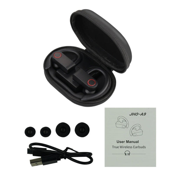 Usb Rechargeable A9 Sports Waterproof Bluetooth 5.0 Headphones Earbuds