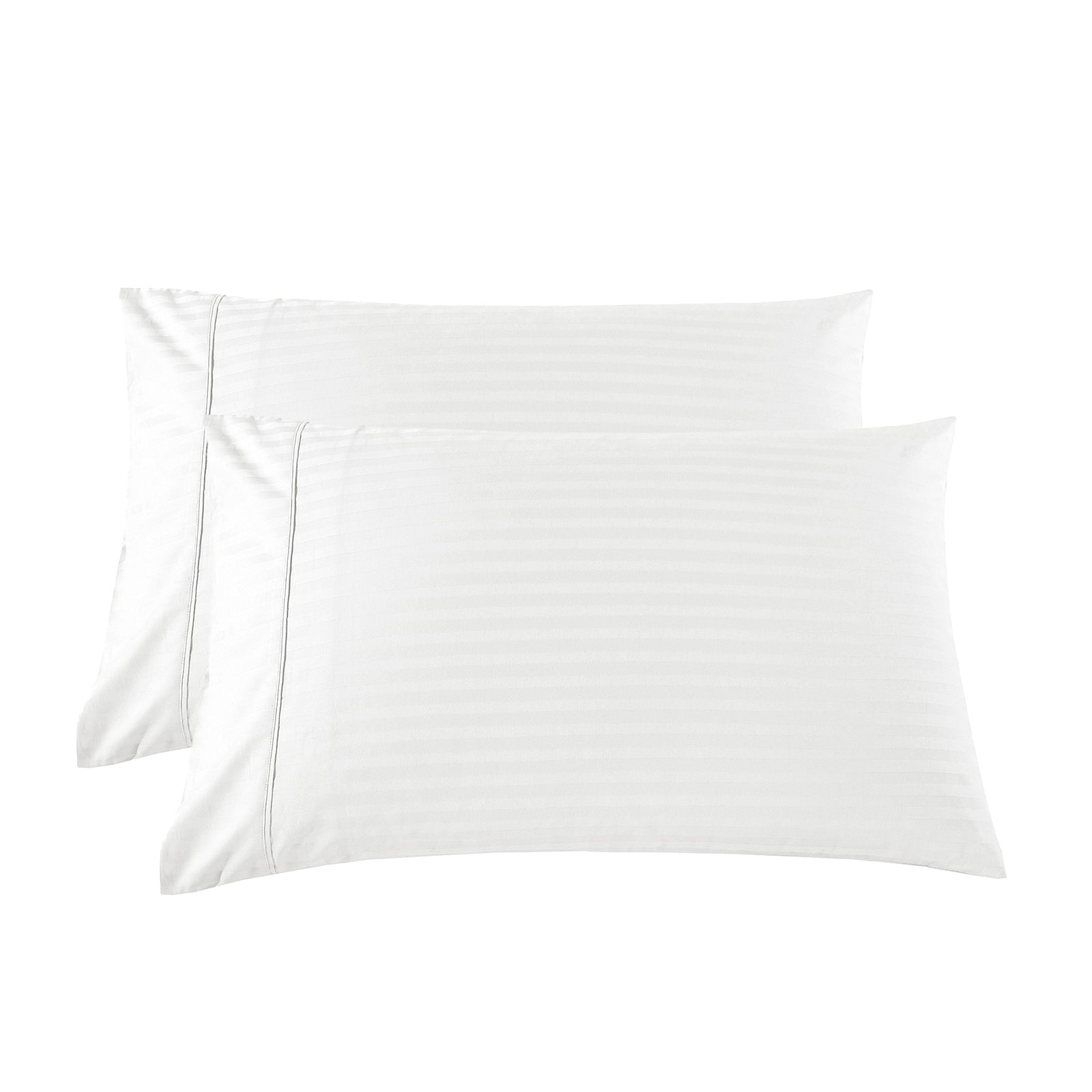 Kensington 1200Tc Cotton Sheet Set In Stripe King White Sheets