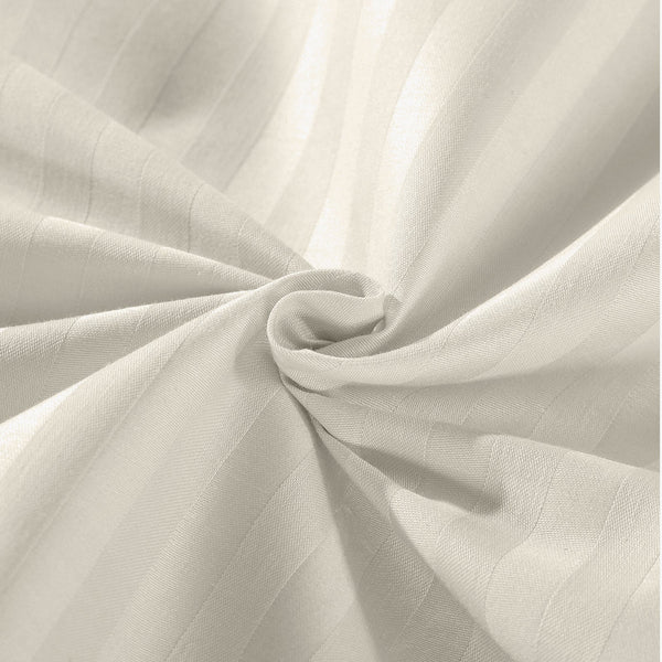 Kensington 1200Tc Cotton Sheet Set In Stripe King Sand Sheets