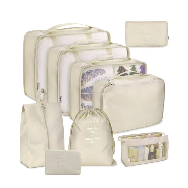 9Pcs/Set Premium Travel Organiser Storage Bags Other Travel Accessories