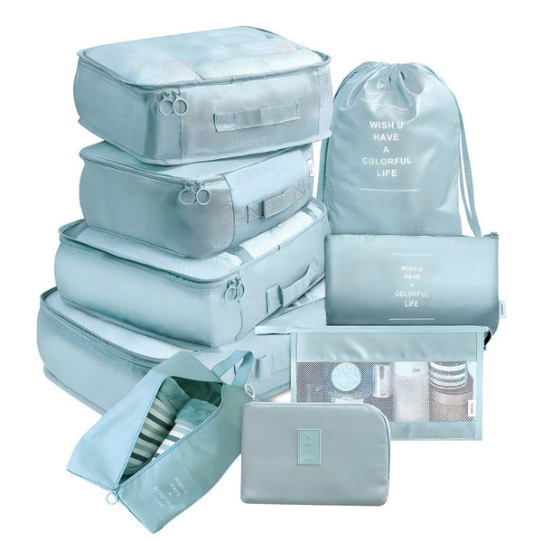 9Pcs/Set Premium Travel Organiser Storage Bags Other Travel Accessories