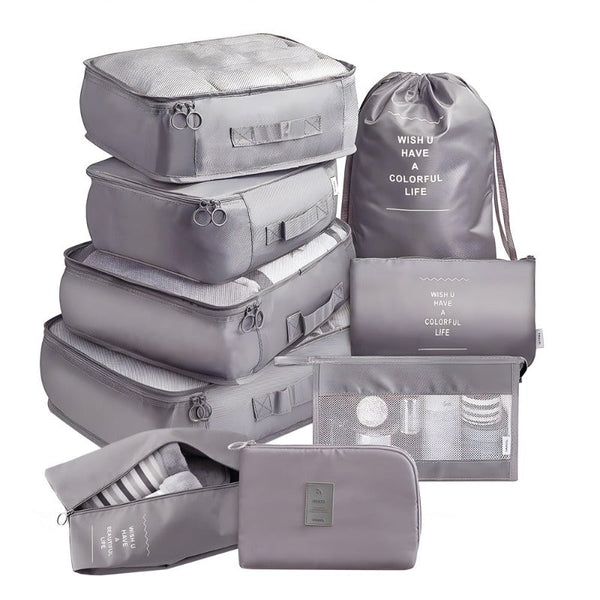 9Pcs/Set Premium Travel Organiser Storage Bags Other Travel Accessories