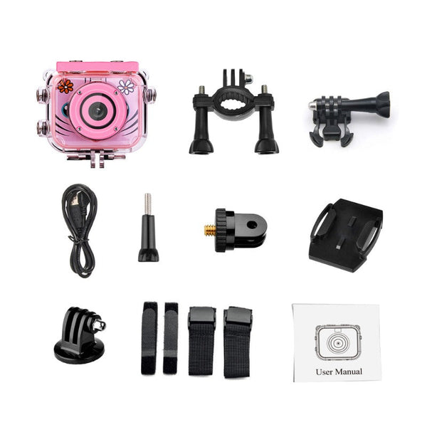 Underwater Cameras Kids Digital Action Camera Waterproof Video Recording Sports Outdoor Camcorder 1080Hd