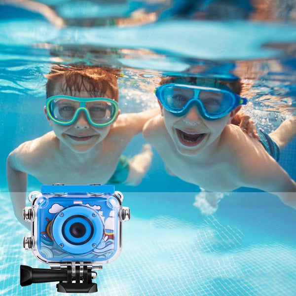 Kids Digital Action Camera Waterproof Video Recording Sports Outdoor Camcorder 1080Hd Underwater Cameras