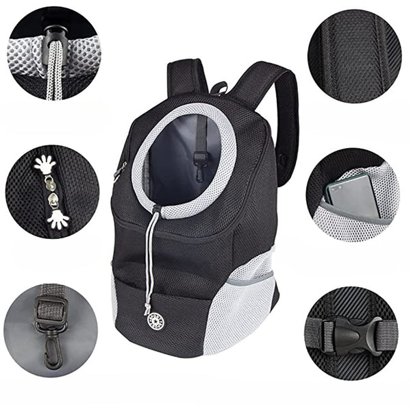 Dog Carrier Backpack Pets Outdoor Hiking Travel Pet Transport