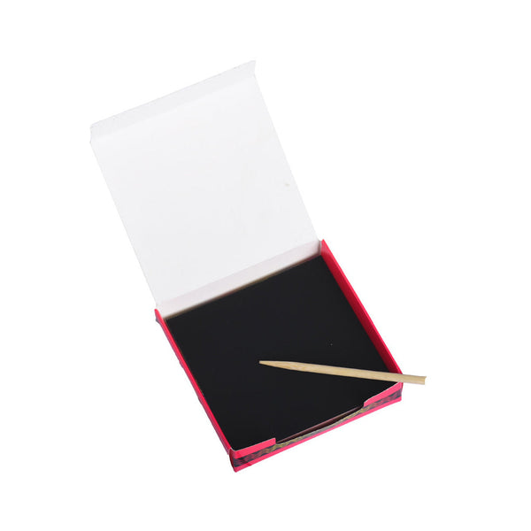 100Pcs Rainbow Scratch Mini Notes Paper Pad Cards Crafting Paper