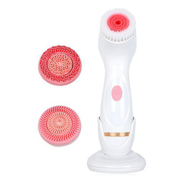 3 In 1 Waterproof Exfoliating Facial Cleansing Brush Facial Cleansing Devices
