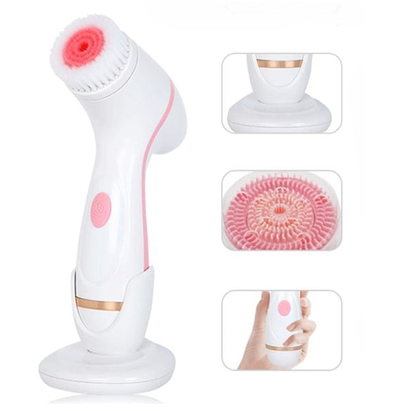 3 In 1 Waterproof Exfoliating Facial Cleansing Brush Facial Cleansing Devices