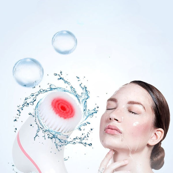 3 In 1 Waterproof Exfoliating Facial Cleansing Brush Facial Cleansing Devices
