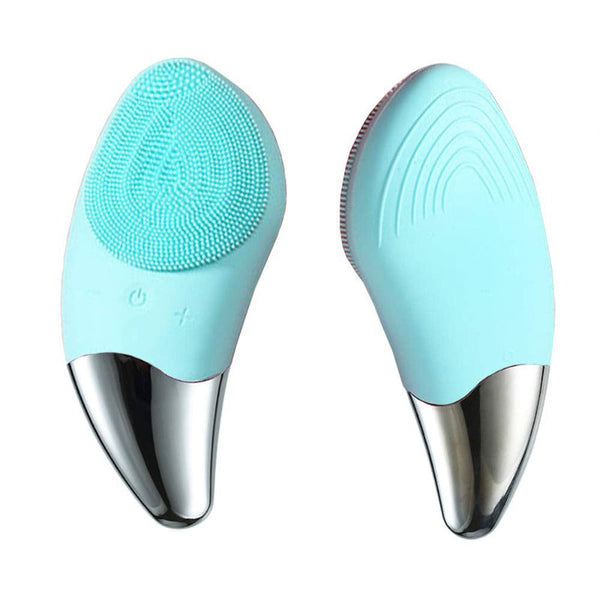 Usb Rechargeable Silicone Waterproof Facial Cleansing Brush Massager Facial Cleansing Devices