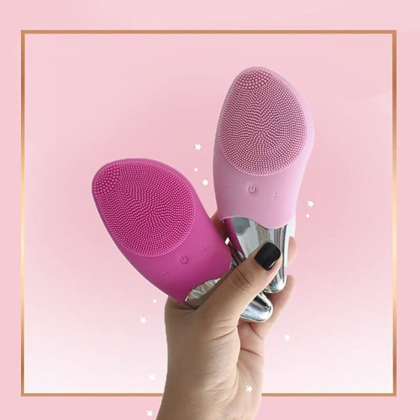 Usb Rechargeable Silicone Waterproof Facial Cleansing Brush Massager Facial Cleansing Devices