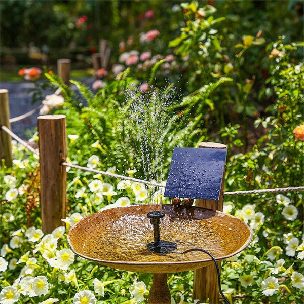Solar Submersible Bird Bath Water Fountain Pond Pump Ponds & Fountain Pumps