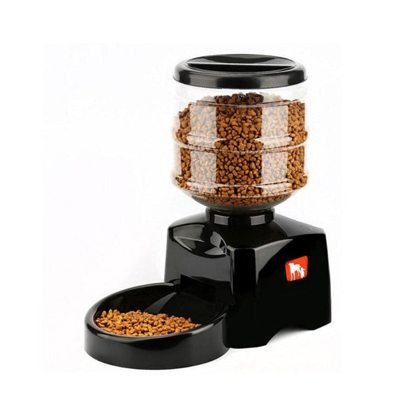 5.5L Digital Lcd Timer Automatic Pet Feeder Dog Cat Food Bowl Dishes Feeders & Fountains