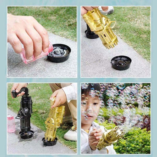 Automatic Bubble Gun Kids Outdoor Toys Bubble Toys