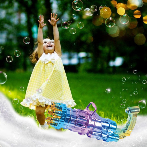 Automatic Bubble Gun Kids Outdoor Toys Bubble Toys