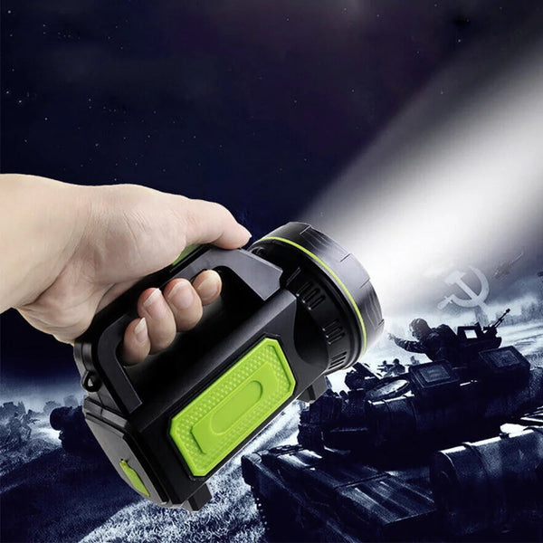 Usb Rechargeable Led Searchlight Spotlight Hand Torch Work Lamp Torches & Work Lights