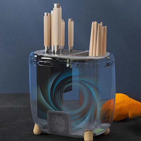 Multipurpose Universal Kitchen Knife Holder Water Drainage Knife Blocks & Storage