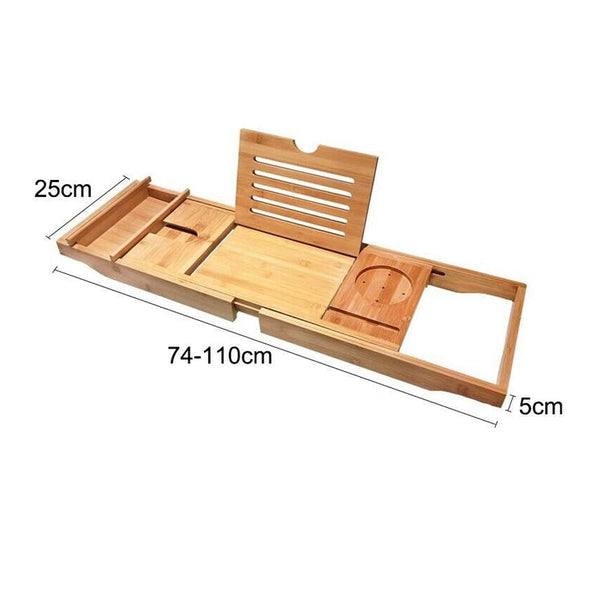 Bath Tub Tray Rack Personal Caddy Bathroom Storage Bath Caddies & Trays