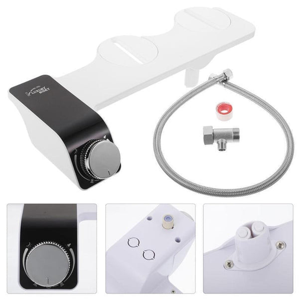 Non Electric Dual Nozzle Toilet Bidet Bathroom Water Sprayer Bidets