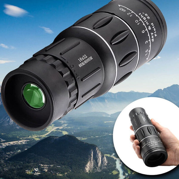 Binoculars & Monoculars Day & Night Vision Monocular Camping Hiking Telescope