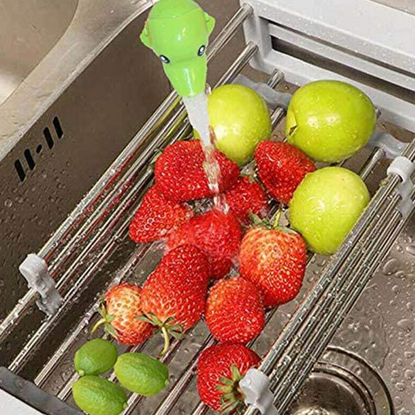 Over The Sink Stainless Steel Dish Drying Rack Kitchen Organiser Racks & Holders
