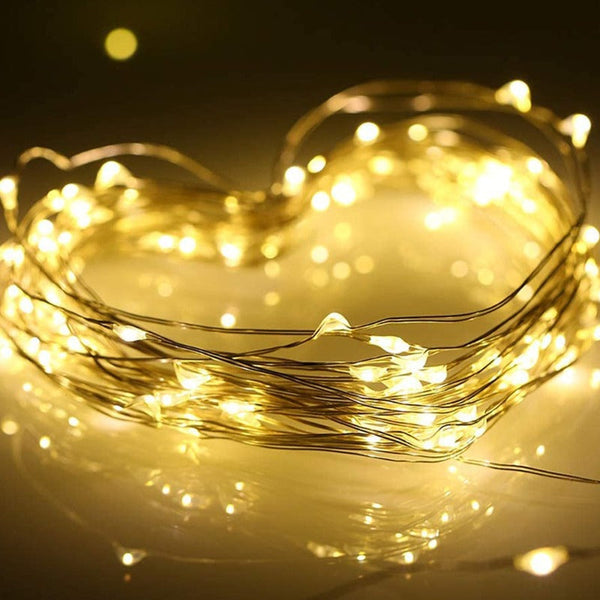 10M Led Remote Controlled Battery String Fairy Lights String Lights