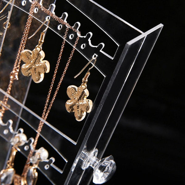 Veile Studios Full Display Acrylic Jewellery Storage Box Portable Dustproof Jewellery Holders & Organisers