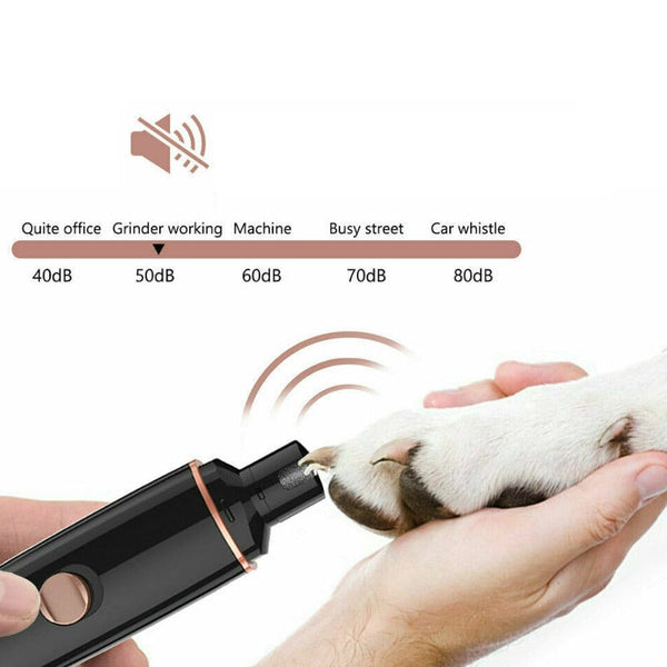 Usb Rechargeable Electric Pet Dog Toe Nail File Grinder Dog Grooming