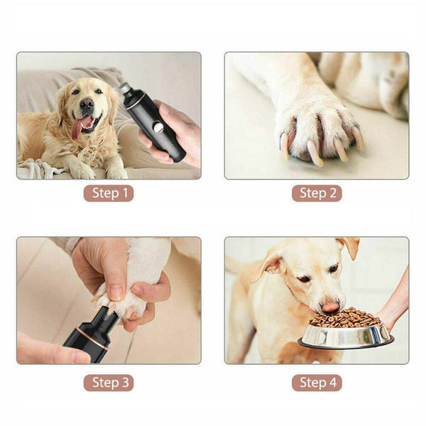 Usb Rechargeable Electric Pet Dog Toe Nail File Grinder Dog Grooming