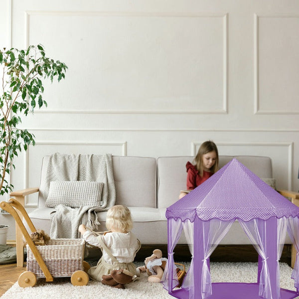 Led Star Lights Large Purple Play House Kids Tent Play Tents