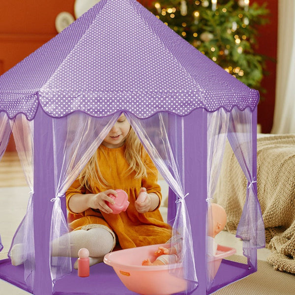 Led Star Lights Large Purple Play House Kids Tent Play Tents