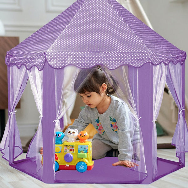 Led Star Lights Large Purple Play House Kids Tent Play Tents