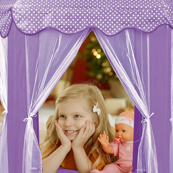 Led Star Lights Large Purple Play House Kids Tent Play Tents