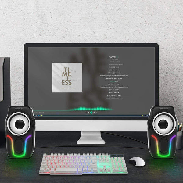 Portable 3.5Mm Wired Speakers Mini Gaming Computer