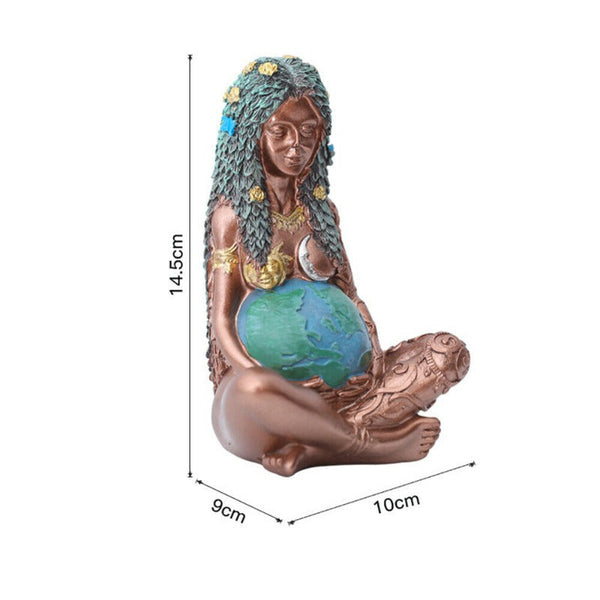 Mother Earth Gaia Goddess Art Statue Figurine Home Decor Sculptures & Figurines