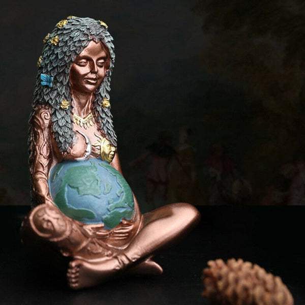 Mother Earth Gaia Goddess Art Statue Figurine Home Decor Sculptures & Figurines