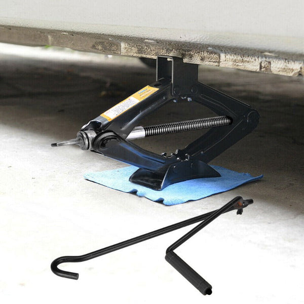 2 Tonne Hand Operated Foldable Car Jack Tire Repair Tool Jacks & Jack Stands