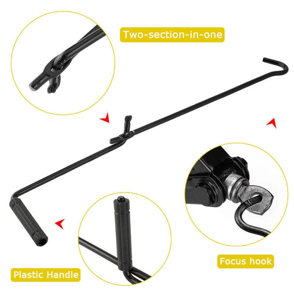 2 Tonne Hand Operated Foldable Car Jack Tire Repair Tool Jacks & Jack Stands