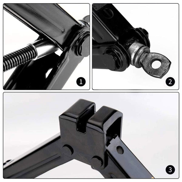 2 Tonne Hand Operated Foldable Car Jack Tire Repair Tool Jacks & Jack Stands
